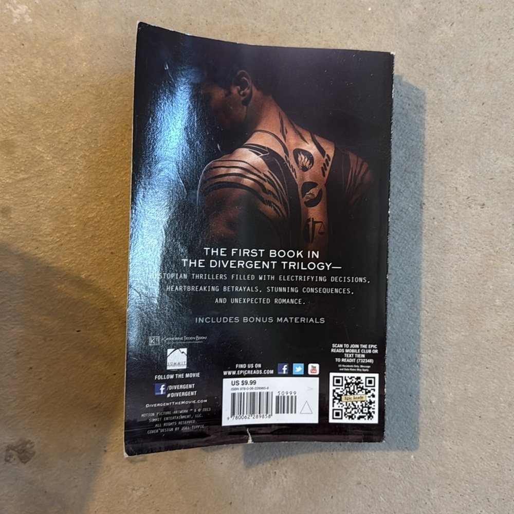 Divergent by Veronica Roth Paperback - Picture 2 of 4
